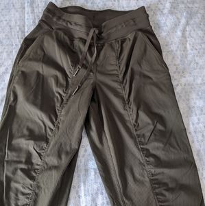Lululemon dance studio jogger dark olive size 4